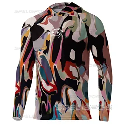 Tops Wear Beach Gear Hoodies Fishing Shirts UPF 50+ Anti-UV Yacht Sea Fish Maillot Angling Sports Uniform Jersey Running Hood