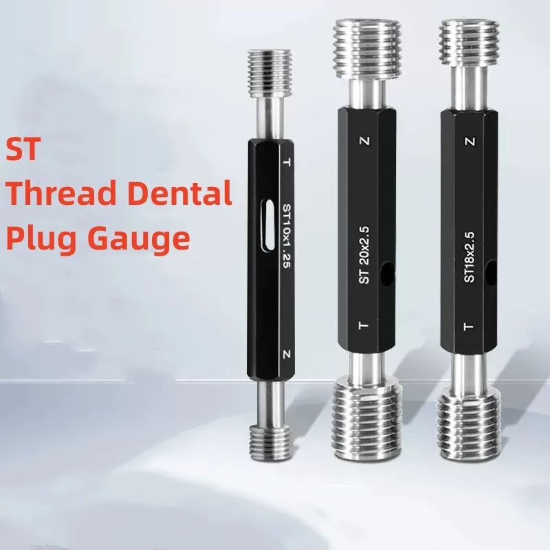 

1PC ST Metric Braces Thread Plug Gauge Fine Tooth Stop Gauge M4X0.7US internal Thread Gauge ST1 2 3 4 5 6 7 8 10 12 14UNC5/16-18