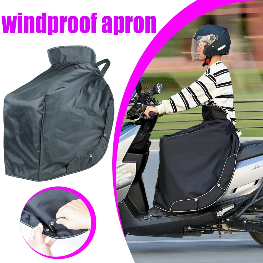 

Winter Motorcycle Leg Covers Waterproof Wind Cold Protector Scooter Leg Warmer Blanket Apron Windshield Quilt Riding Gear 1 Pcs