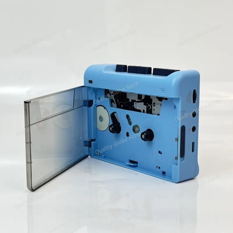 New Walkman tape player, subwoofer effect, portable cassette player, visual copper flywheel