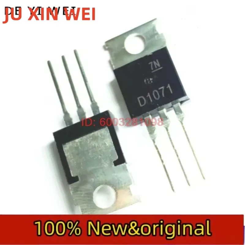 1PCS  Brand New 2SD1071 Silkscreen D1071 TO-220 Triode Automotive Ignition Tube Medium Power Darlington
