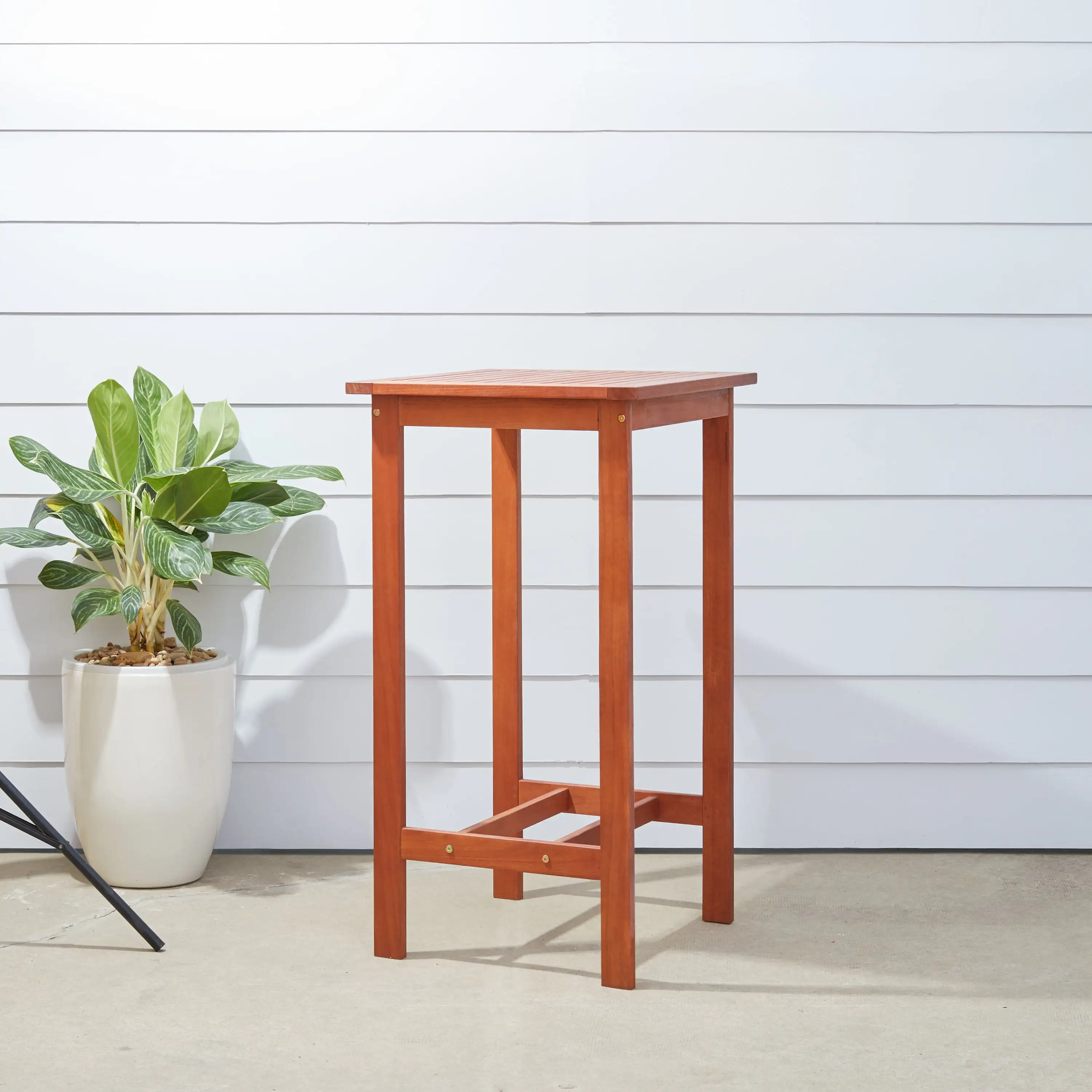 43"H Bar Pub Table Counter Height Dining Table Bistro Cafe Table for Kitchen