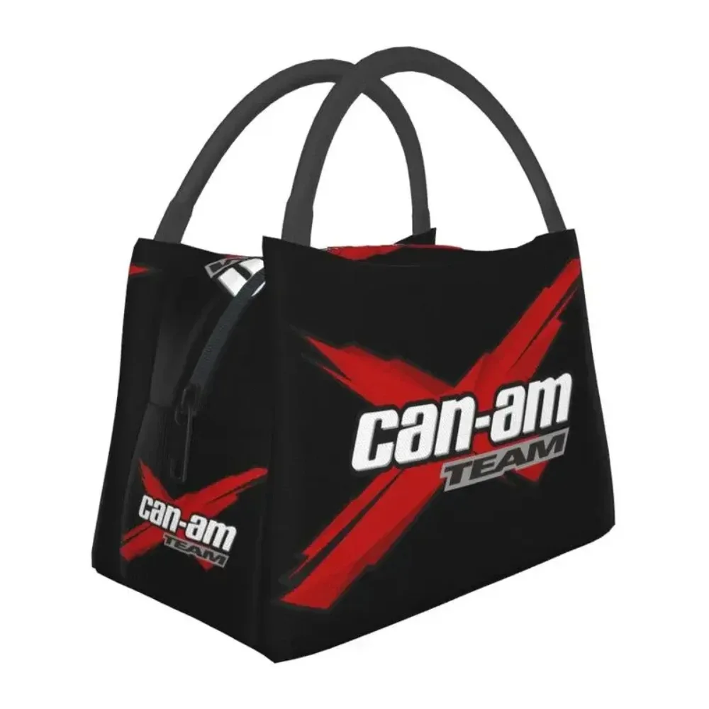 

Can Am BRP ATV Logo Insulated Lunch Bags for Women Resuable Thermal Cooler Bento Box Beach Camping Travel