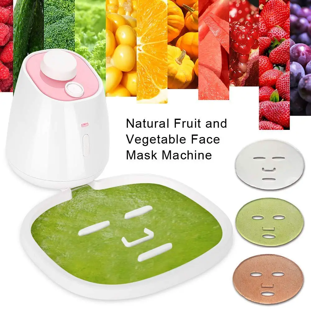 

Face Mask Maker Machine DIY Automatic Facial Fruit Mask Maker With 32 Collagen Pills Skin Care Beauty Facial Treatment Tools