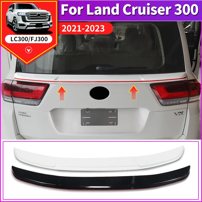 

Car Roof Spoiler Tail Spoiler Modification Suitable for 2021-2023 Land Cruiser 300 Lc300 Trunk Middle Wing Decorative Accessorie
