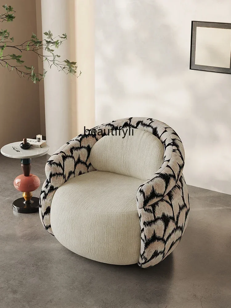 Y1 Italian light luxury single sofa chair living room balcony lazy leisure chair modern simplicity