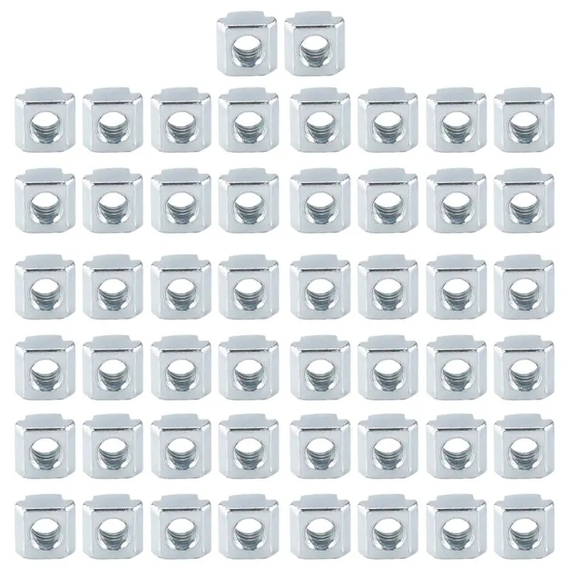 

Lightweight 50Pcs M5 T Sliding Nut Zin-Plated Carbon Steel T Sliding Nut For 2020 Aluminum Profile