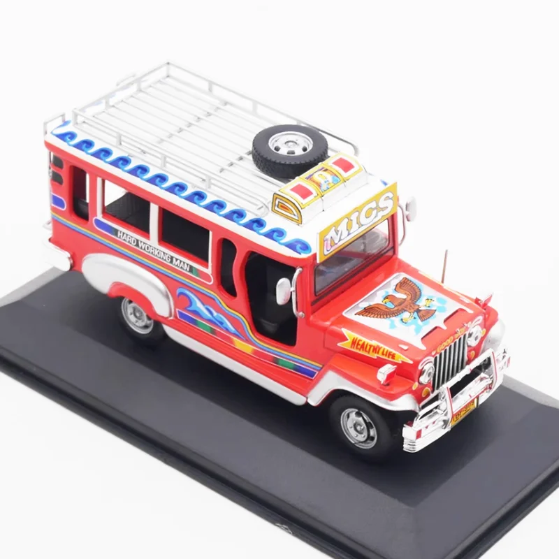 IXO Diecast 1:43 Skala Model Auta Taxi Manila 1980 Wykonany ze Stopu Metalu Gotowy Produkt Symulacja Zabawka Kolekcjonerska Prezent Statyczny Model Wystawowy