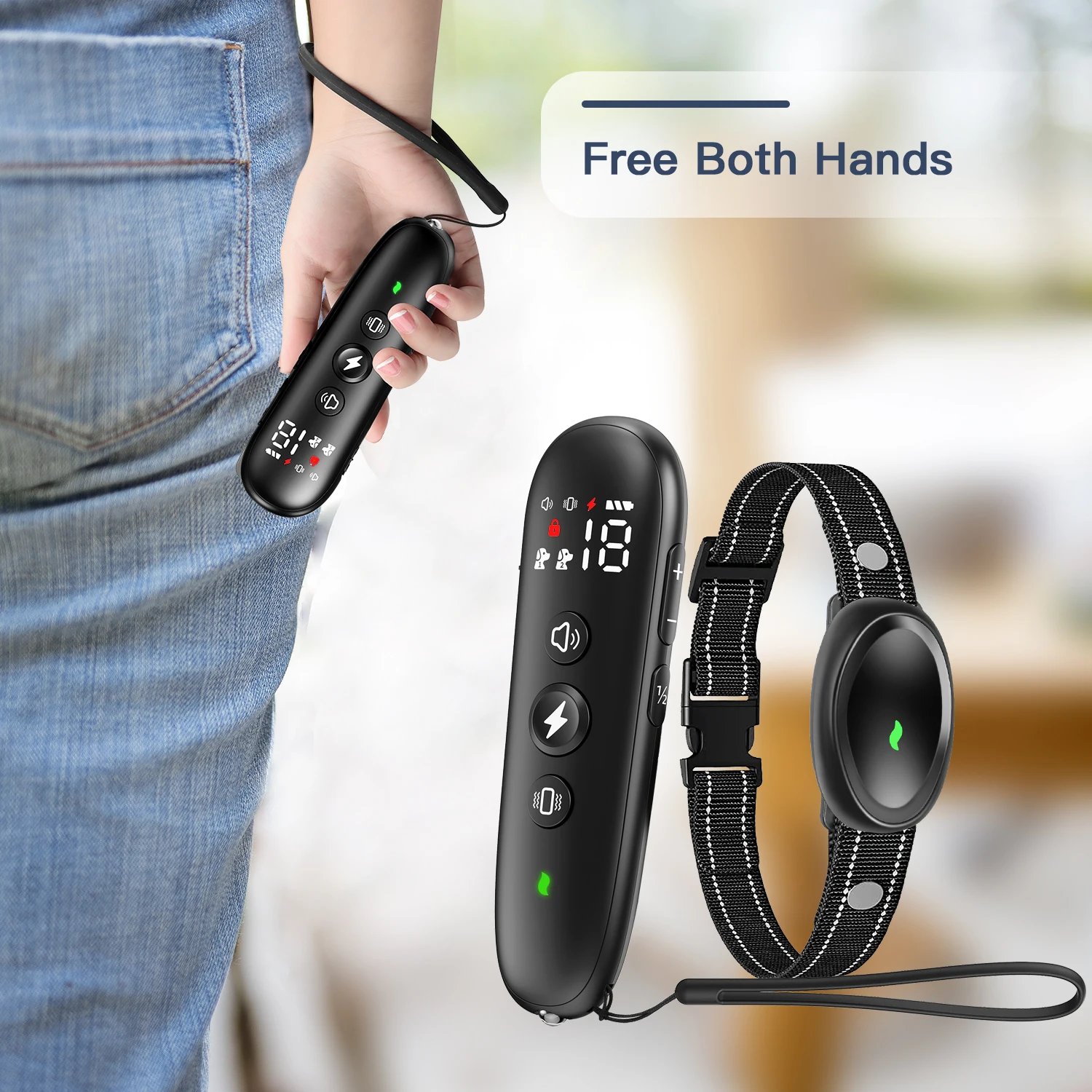 Dog Shock Collar With Remote Dog Collars For Medium Dogs Dog Training Collar Waterproof With Adjustment Levels Shock Collar 6