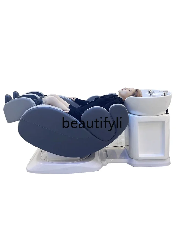 Hair treatment Hair care Scalp care chair Multifunctional rotating integrated massage shampoo bed