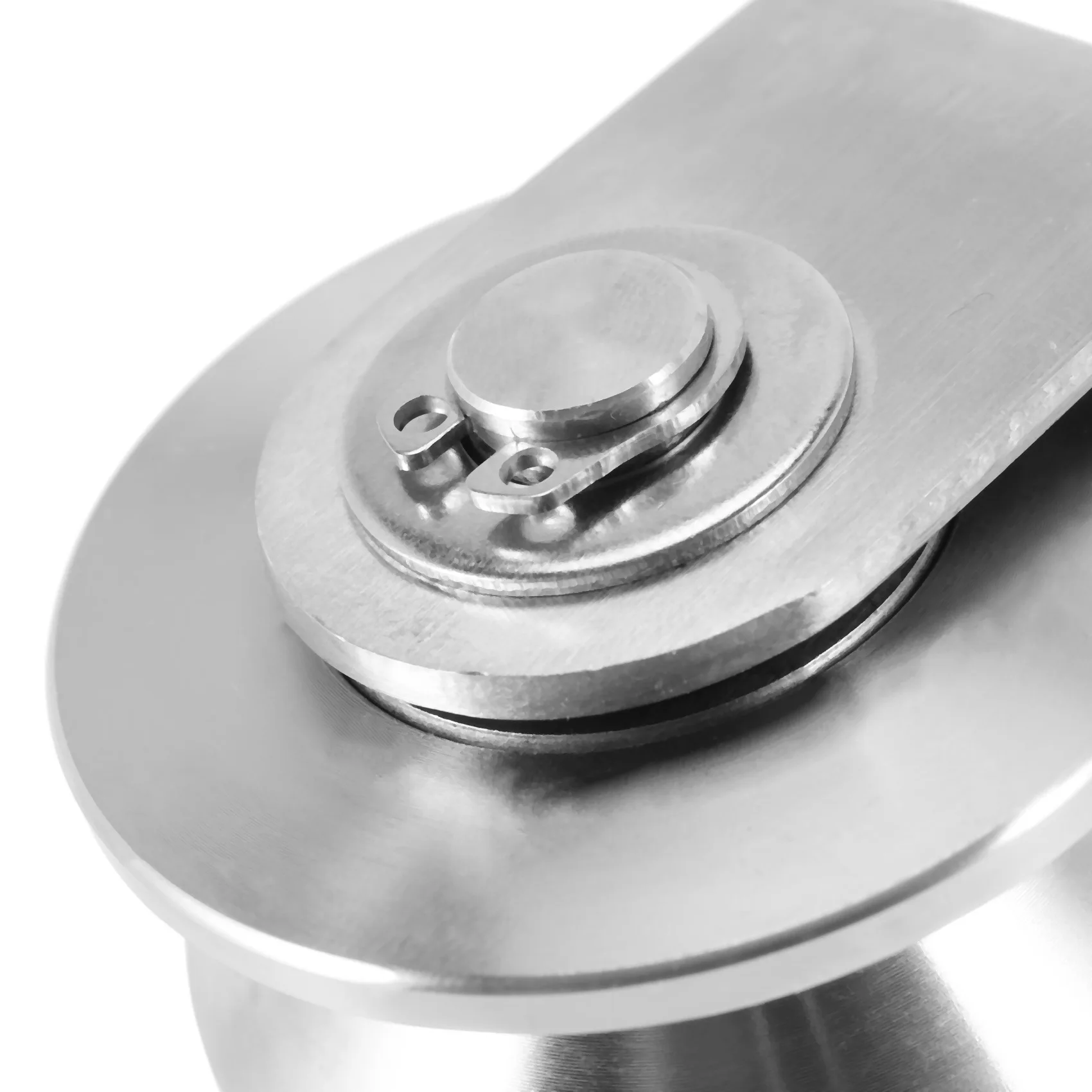 

5Pcs 2 Inch V Type Pulley Roller 304 Stainless Steel Sliding Gate Roller Wheel Bearing For Material Handling And Moving