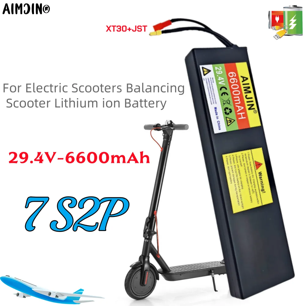 

Electric Scooter Battery 7S2P 25.2V 6000mAh 18650 Lithium-Ion Battery Pack