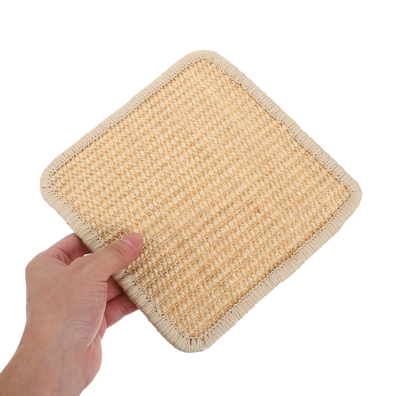 

4pcs Japanese Style Sisal Trivet Mat Heat Resistant Round Insulation Pad For Hot Dishes Pots Plates Bowls Kitchen Countertop