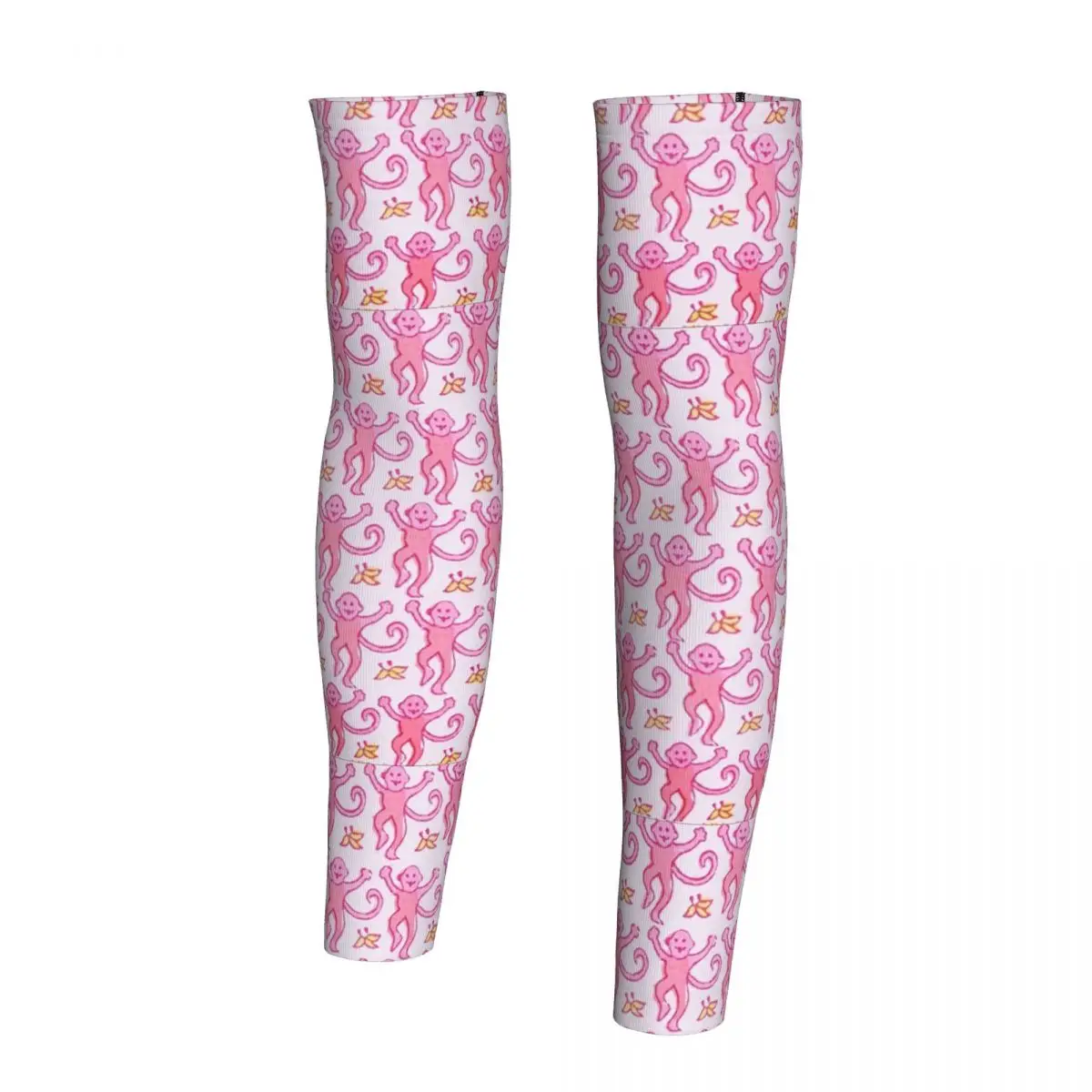 Preppy Roller Monkeys Rabbit Anime Arm Sleeves Men Women Sun UV Protection Tattoo Cover Up Sports Cooling Cycling