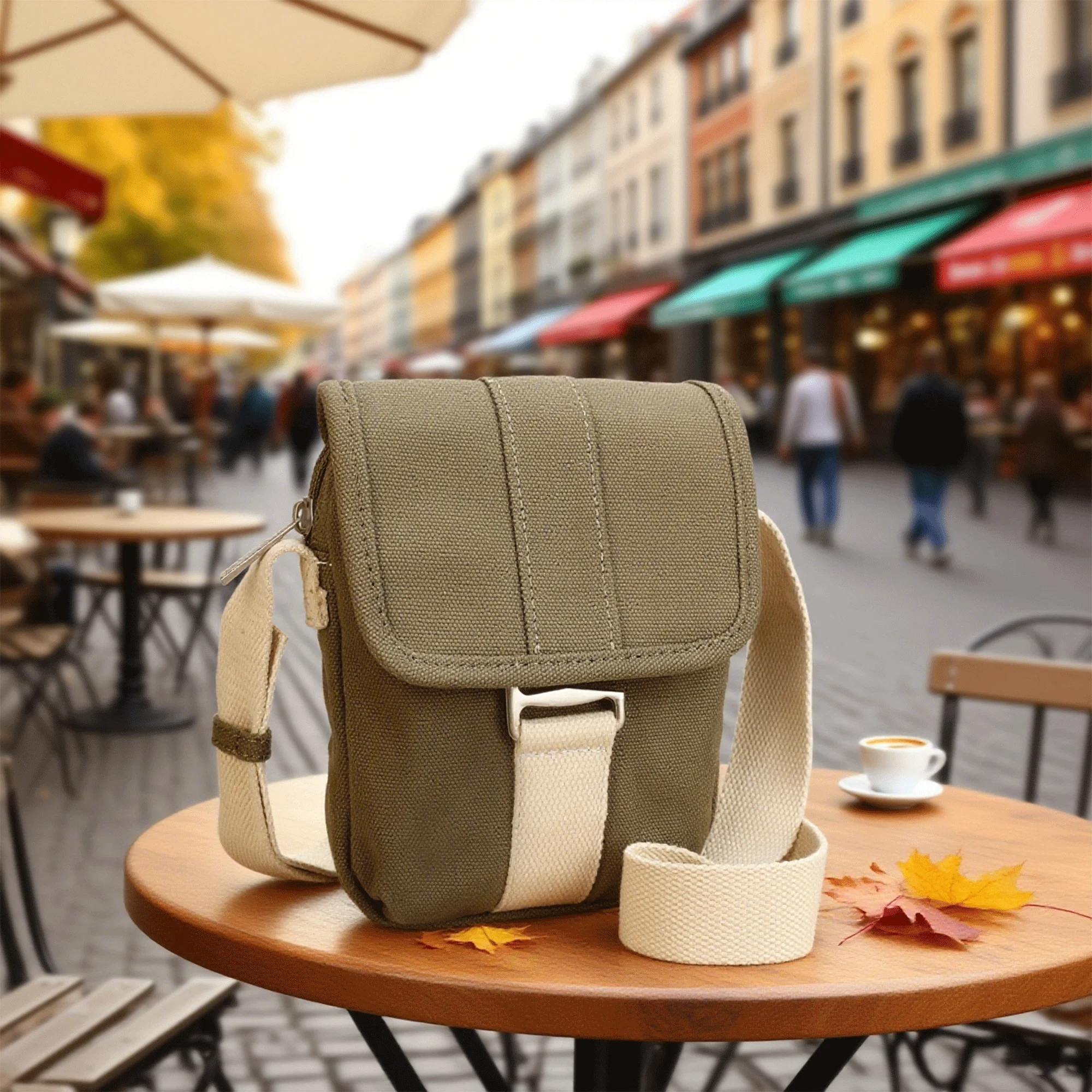 

Women's Canvas Crossbody Bag Shoulder Phone Holder Fashionable And Convenient Handbag for Daily Use