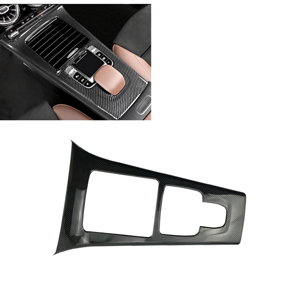 

Gear Shift Panel Cover Trim ABS Carbon Fiber Look Frame For Mercedes Benz A-Class W177 A180 A200 A220 A250 CLA C118 CLA250 2020+