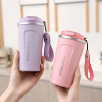 Smart Thermos Coffee Cup LED Temperature Display Portable Stainless Steel Insulated Mug Keep Hot Cold Vacuum Flask 380/510ML