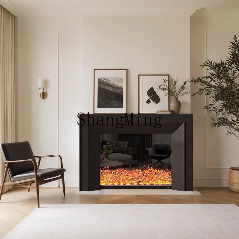 ZYY シンプルな暖炉シミュレーション炎電子ヒーターテレビキャビネット背景装飾キャビネット