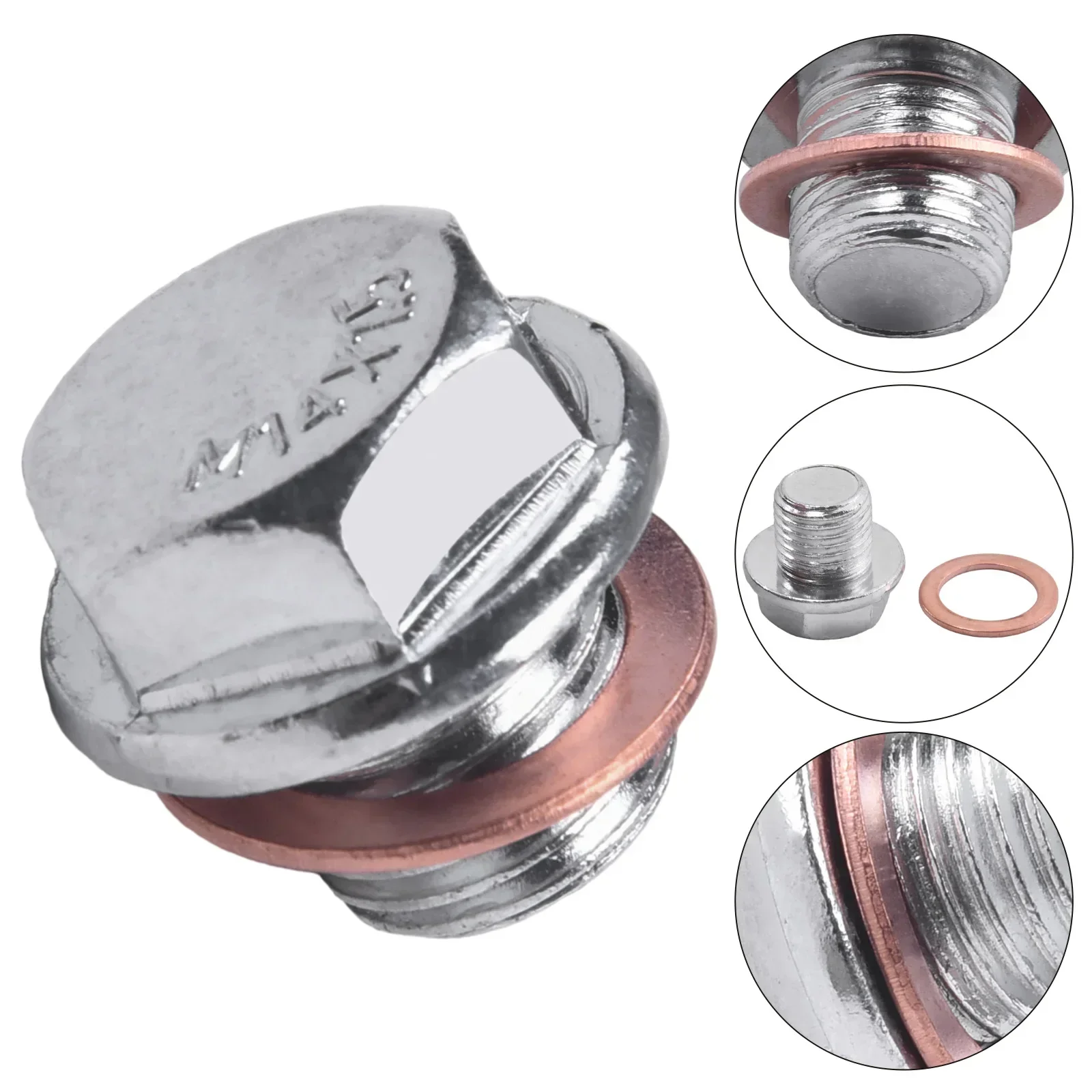 Car Oil Pan Oil Drain Screw ENGINE OIL DRAIN PLUG & WASHER For HYUNDAI For KIA 2151223001 2151323001 Plug And Play