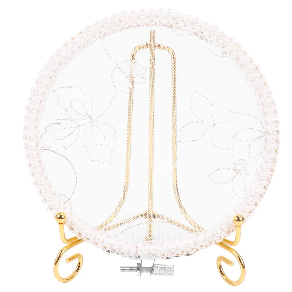 

1Set Earring Display Rack Lace Jewelry Stand Creative Desktop Organizer Holder for Stable Earrings Bracelets Rings Home Shop Use