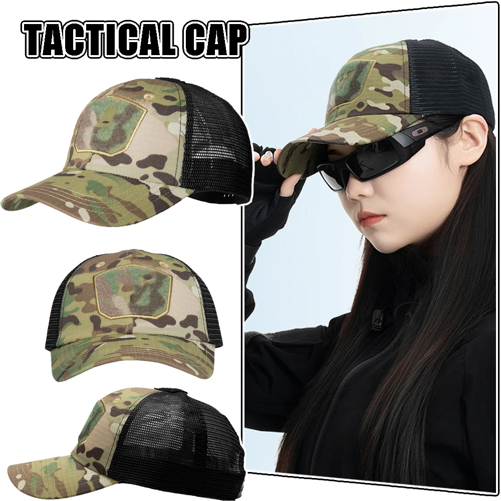 

Кепка Multicam Trucker Snapback, тактическая бейсболка, унисекс, сетчатая летняя дышащая солнцезащитная кепка, головные уборы, походные, охотничьи, спортивные кепки