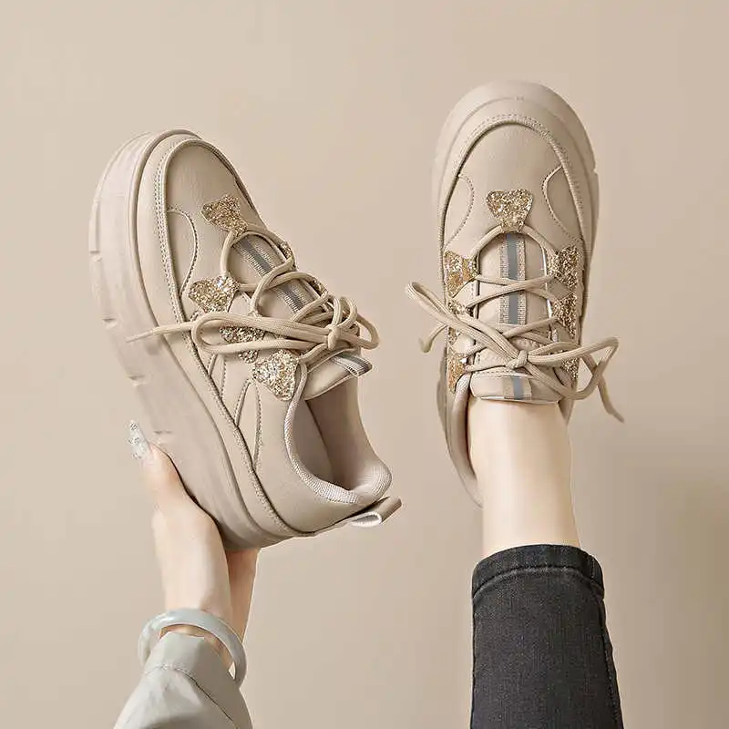 أحذية الشتاء في الغابة بدون كعب للسيدات أحذية المشي النسائية الفاخرة الملونة أحذية رياضية نسائية رياضية الأكثر مبيعًا