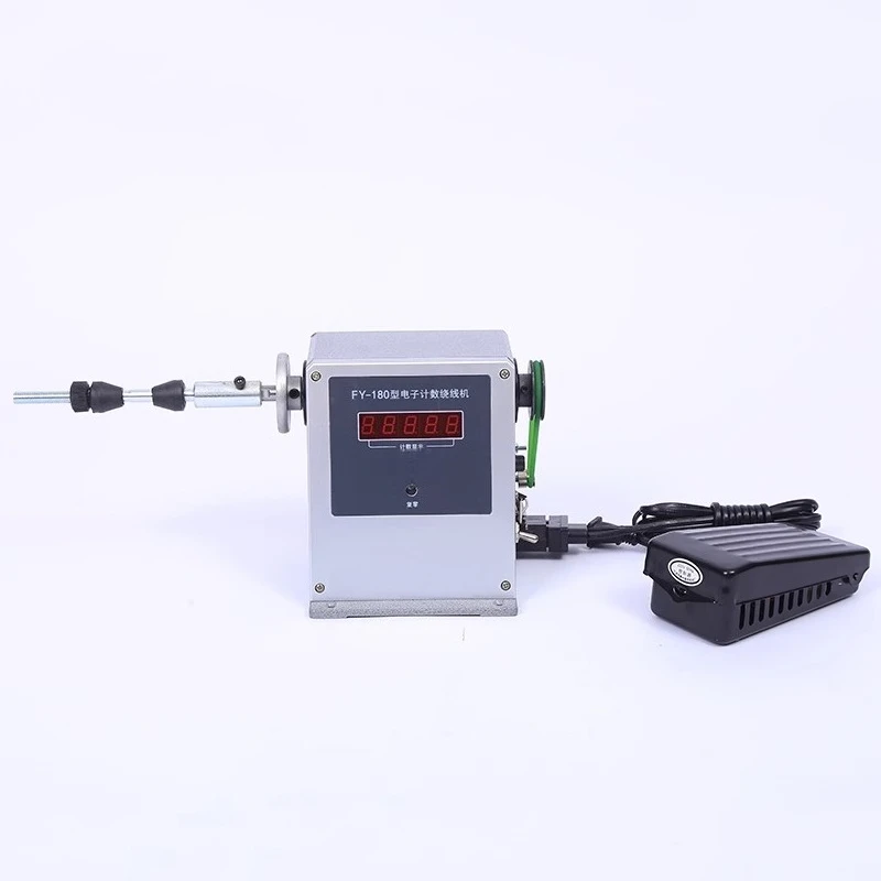 

Electric Winding Machine, Suitable for 0.35mm Small Coil 13cm Shaft Length, FY-180 Machine Winding Coil