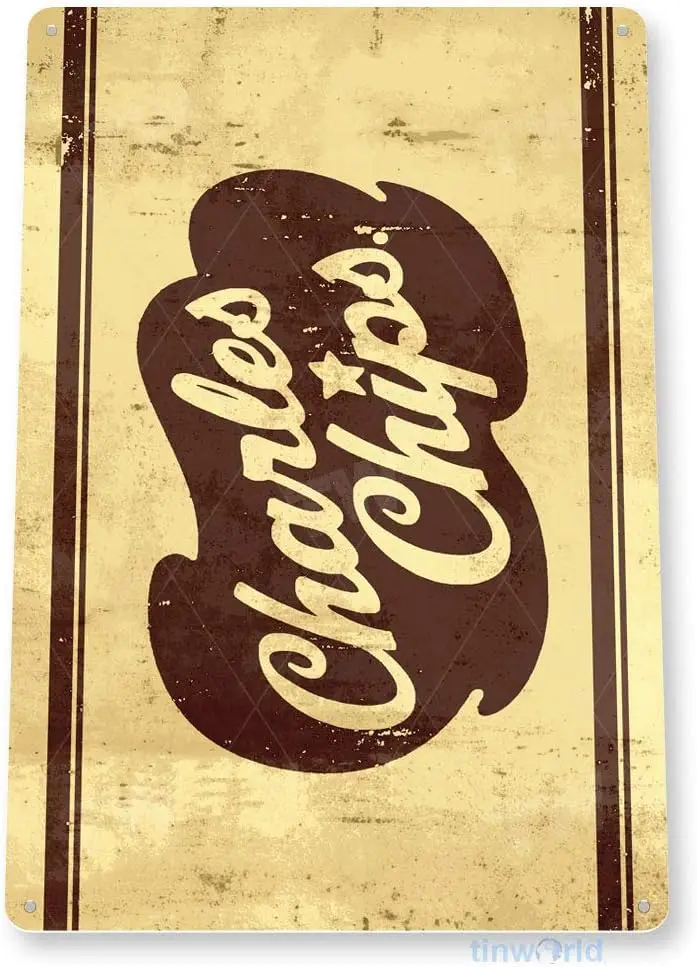 Tinworld Charles Chips Sign C882