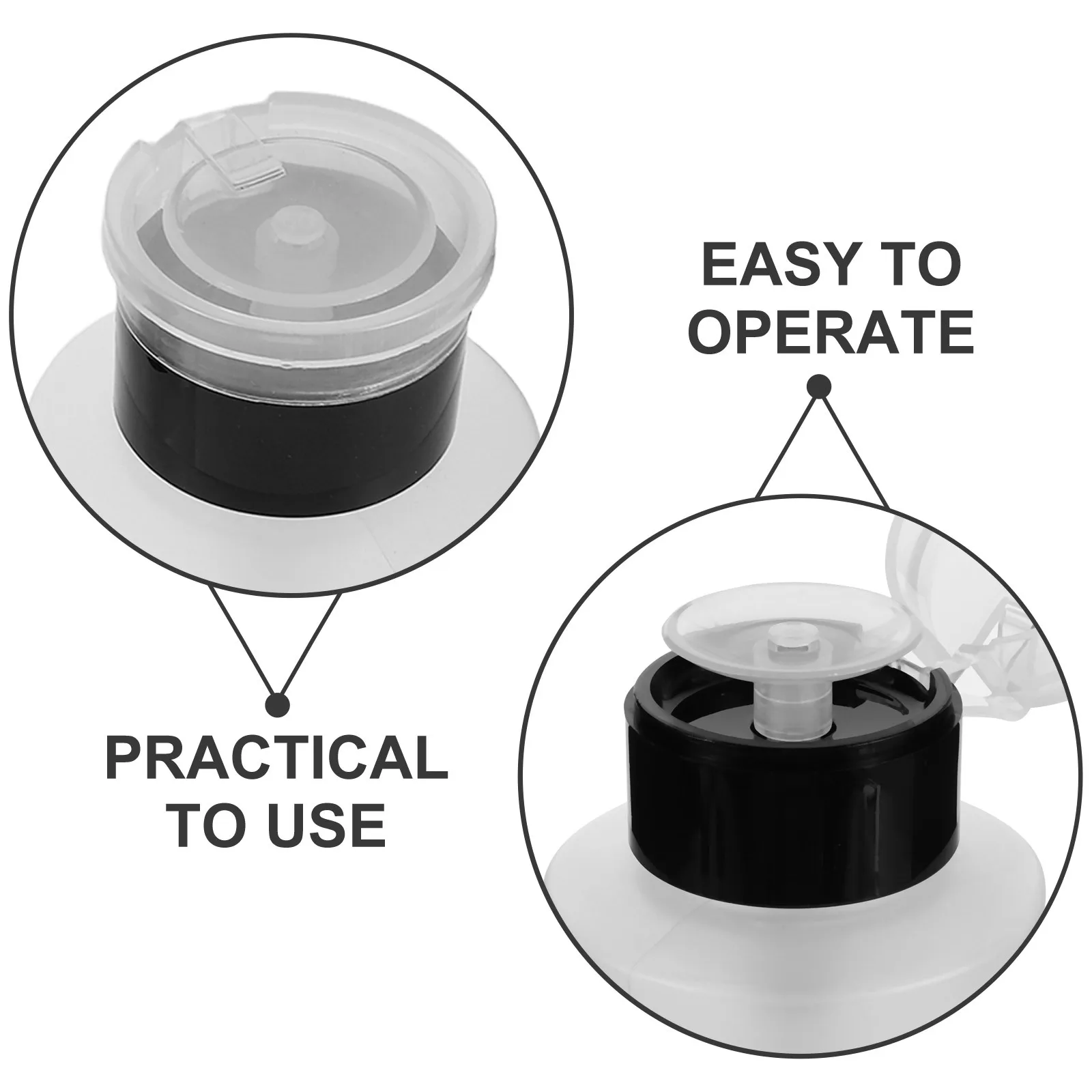 3pcs Nail Polish Remover Dispenser 60Ml 150Ml 180Ml Empty Makeup Pump Bottles Spillproof Push Down Top For Salon Travel Home Use