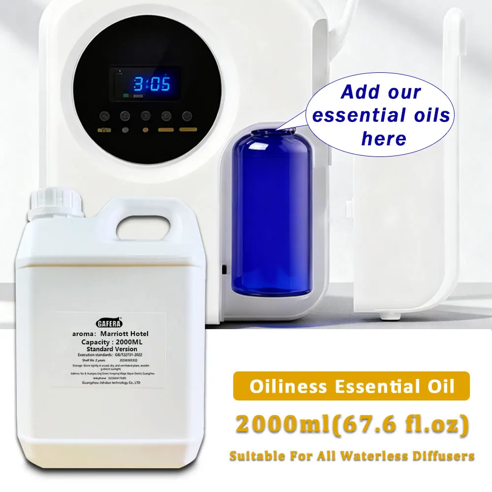 GAFERA 2000ml (67.6 fl.oz) Marriott Hotel Diffuser Oils - For Waterless Diffuser, Fragrance Machine Replenish Aromatherapy Oil