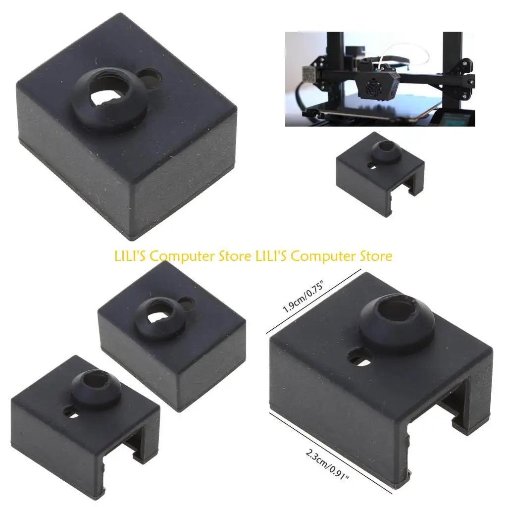 A52B غطاء حماية قطعة واحدة من Heatblock للطابعة ثلاثية الأبعاد غطاء جوارب كتلة السخان الساخن #1