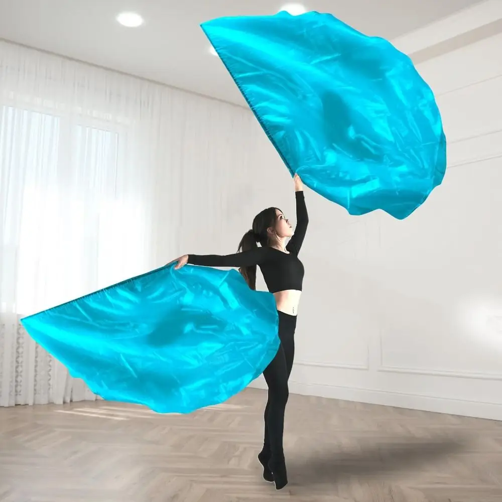 com varas telescópicas acessórios de dança do ventre adereços multicoloridos festa de dança bandeiras semicirculares hastes leves escaláveis