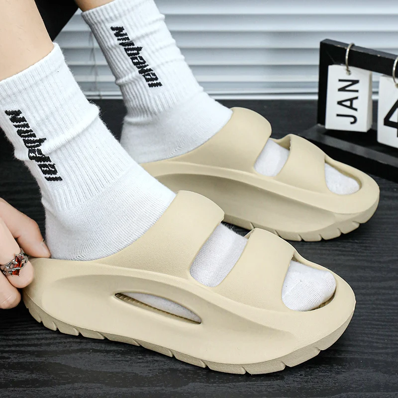 Slippers Men Slides Trendy Male Sandals Women Eva Slipper Ladies Shoes Summer Beach Slide Men's Clappers Ultralight Sneakers