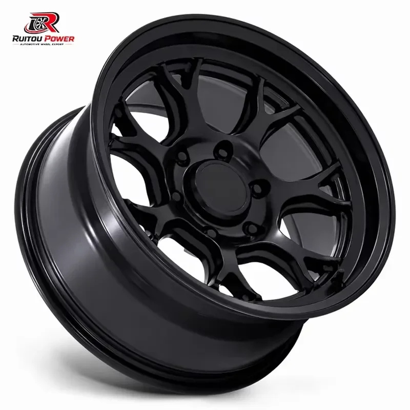 Custom Deep Concave Matte Black Off-road 8.5J Forged Rims for SUV Pickup Truck 17 Inch 6x114.3 6x120 6x139.7 Alloy Forged