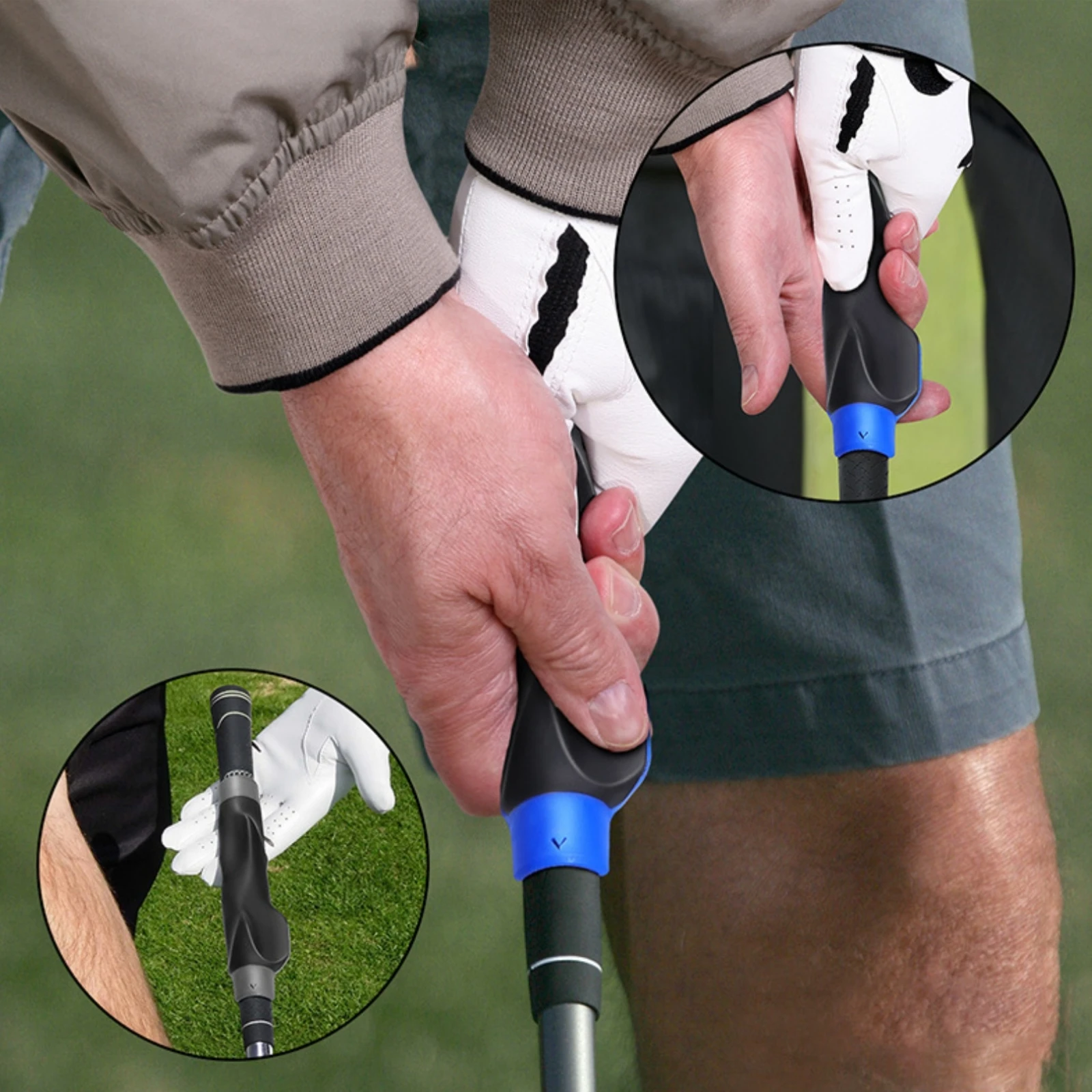 

Grip Innesto Golf Handpositions Trainer Non-slip Sports Gear Swing Consistency Tool for Home Golf Training