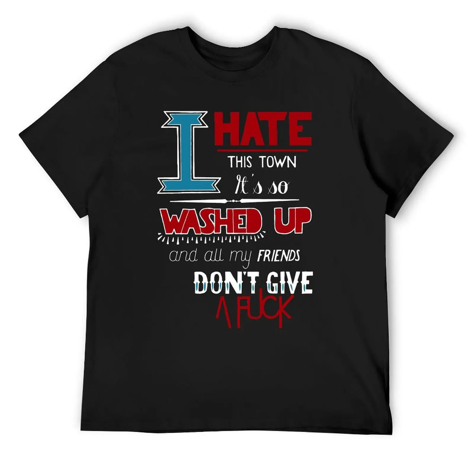 

All Signs Point To Lauderdale - Blue T-Shirt Louboutins designer shirts topping mens designer t shirt