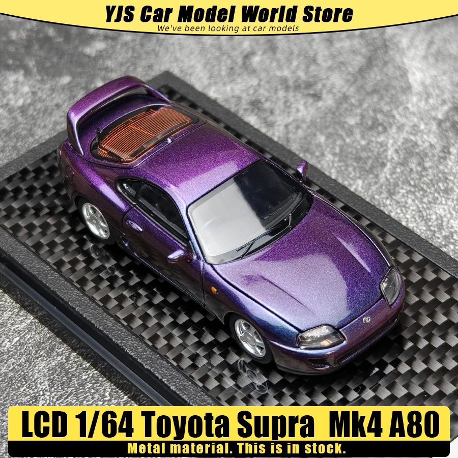 

Металлическая литая модель LCD в масштабе 1:64 Toyota Supra 4-го поколения Mk4 A80, коллекционная автомобильная модель.