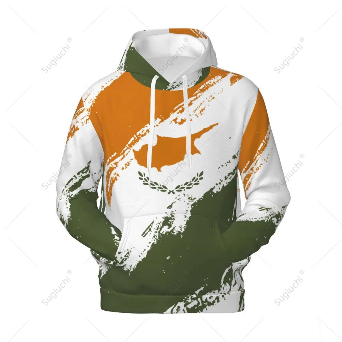 

Unisex Cyprus Flag Color Hoodie 3D Men Women Harajuku Sweatshirt Pullover Hoodies Polyester Casual