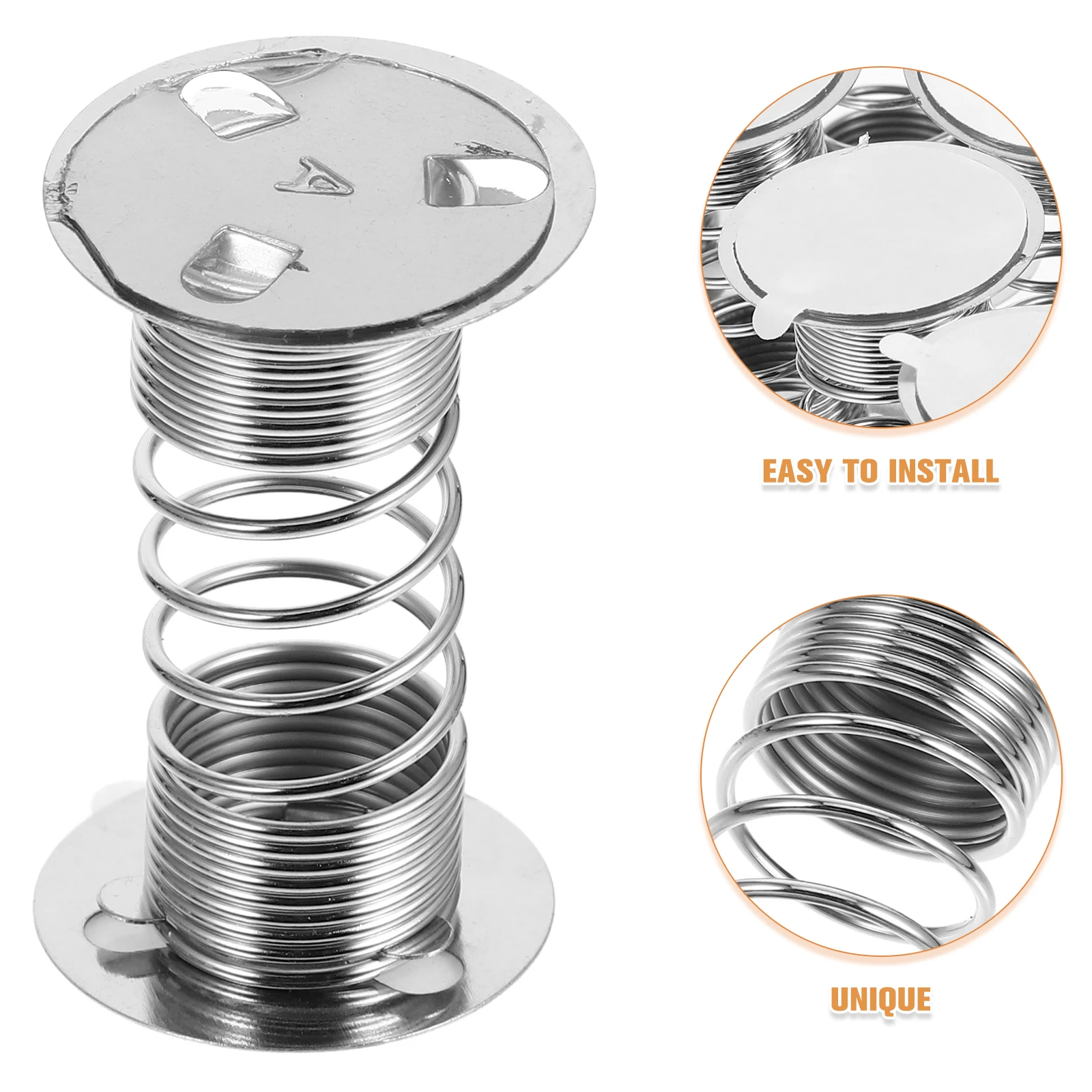 Bobblehead à ressort, 10 pièces, Base de secoueur à bascule, support métallique pour bricolage, décorations de tableau de bord, Base à ressort