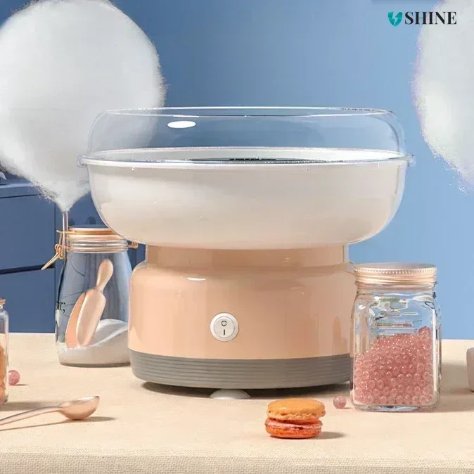 

New Home & Commercial Mini Automatic Cotton Candy Machine - Small Size for Stall Use. home appliance