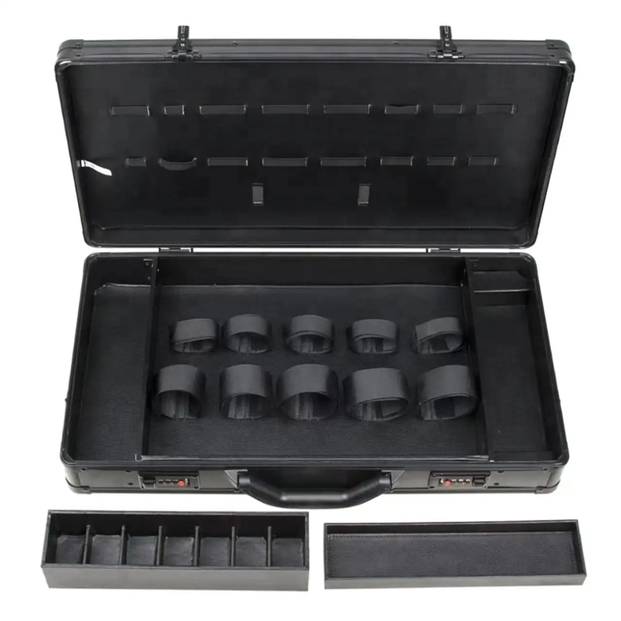 xx-Custom Aluminum Travel Briefcase Hard Carrying Case Flight Tool Box  Aluminum Barber Tool Case