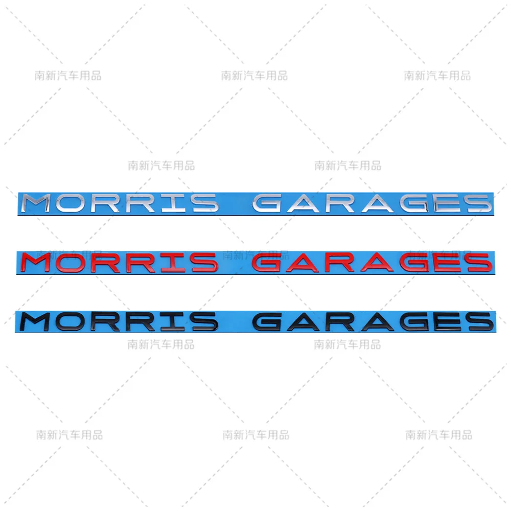 ABS For MORRIS GARAGES Letter MG 5 6 3 MG5 MG6 Car Front Rear Tail Badge Trunk Decals Logo Emblem Body Sticker Auto Accessories