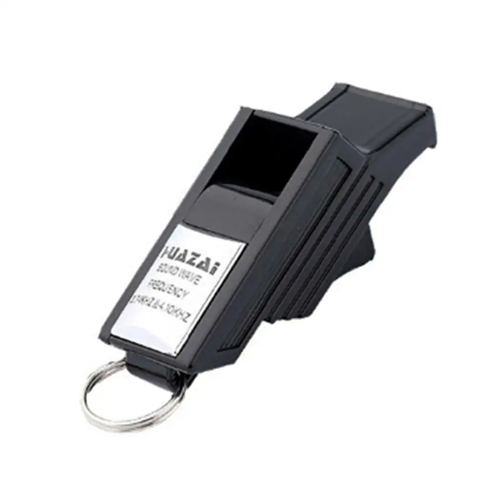 

Basketball Whistle Lifesaving Volleyball Whistle Coaching Plastic (Black Silver)
