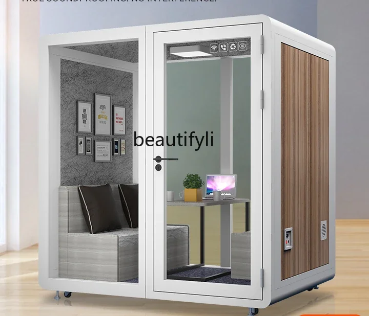 Mobile Soundproof Room Home Karaoke Cabin Recording Studio Indoor Telephone Booth Piano Sleep Mute Warehouse