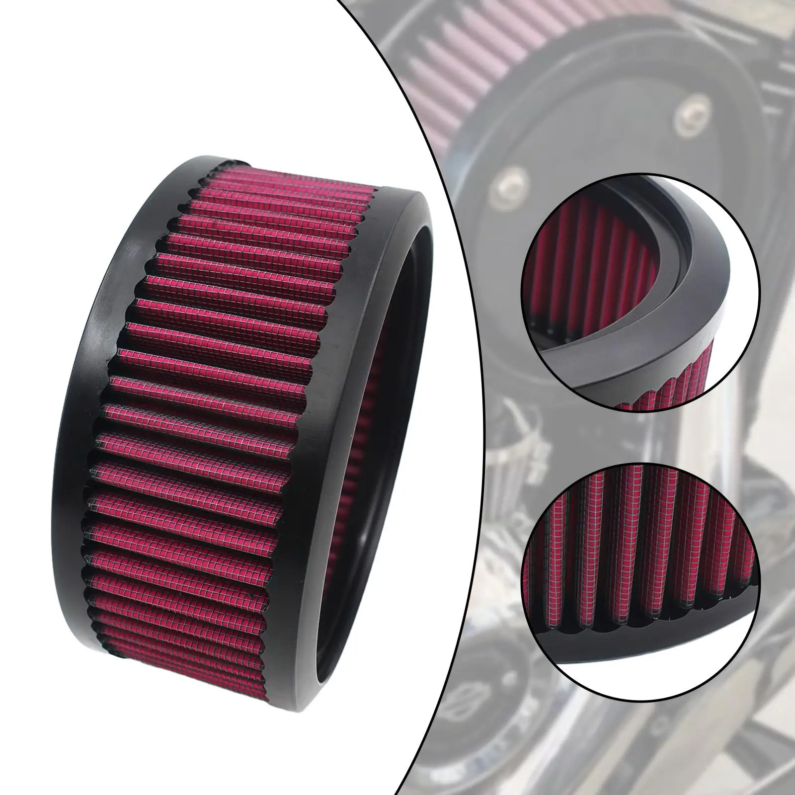 Motorcycle Air Filter Replacement Accessories Practical Performance Upgrade Replace Air Cleaner Filter Elements