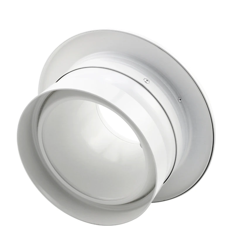 Aluminum alloy 125mm spherical nozzle central Ventilation adjustable remote jet fresh air system outlet valve