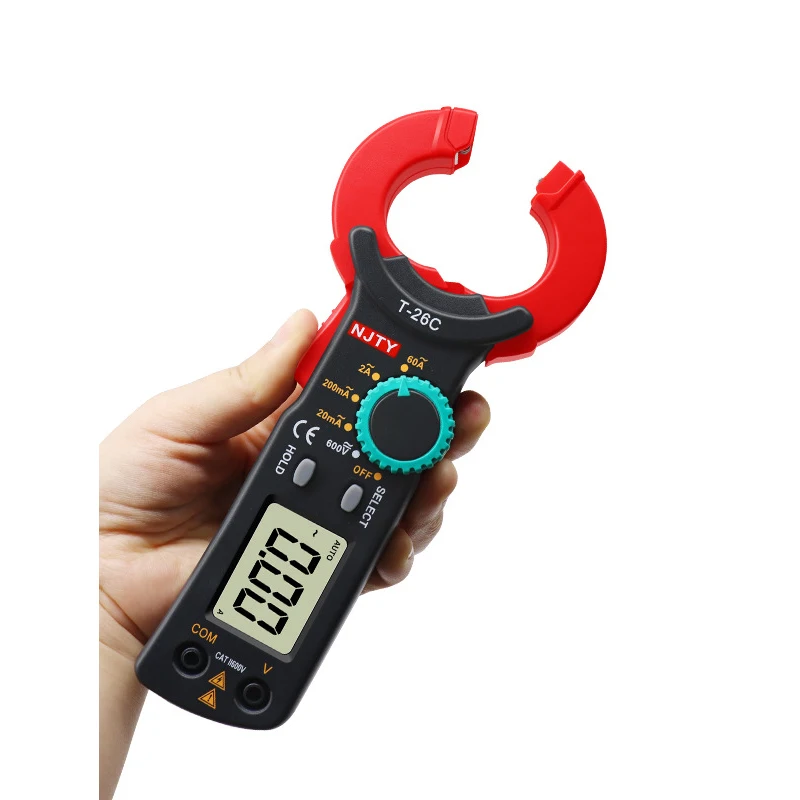Micro Current Clamp Meter AC Leakage Current Test Circuit Detection Tool AC/DC Voltage Test Data Retention Automatic Shutdown
