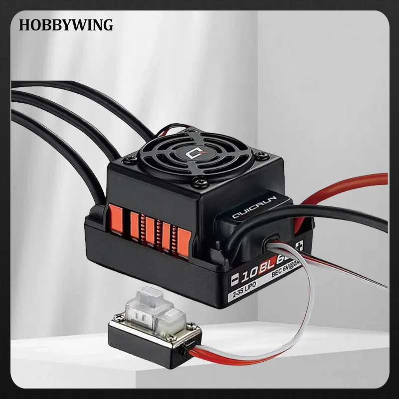

HOBBYWING QuicRun WP10BL60A WP8BL150 3-6S Водонепроницаемый бесщеточный бессенсорный регулятор скорости ESC для 1/8/10 грузовиков Monster Truck