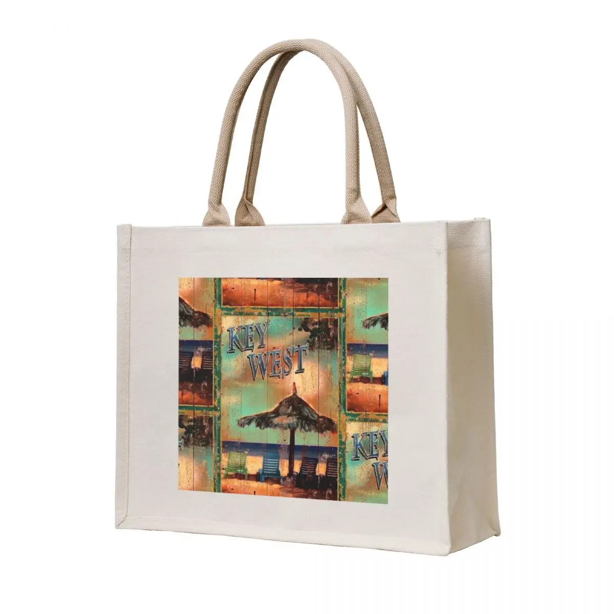 KEY WEST FLORIDA VINTAGE SIGN Tote Bag Canvas bag sac pour femme Gift bags