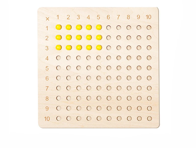 Montessori 99 Multiplication Board Maths Teaching Aid Multiplication and Division Board Early Education Children's Puzzle Toys